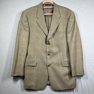 Coppley Blazer Mens 42R Plaid Wool Ermenegildo Zegna Cloth Made Canada Jacket